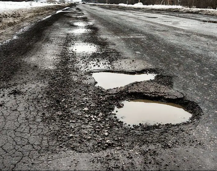 Dodging Potholes in Cleveland Streets